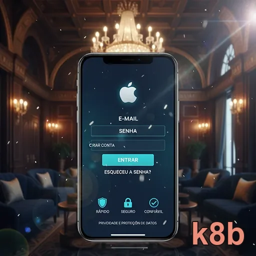 Jogador no celular usando Pix na plataforma k8b