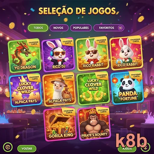 Tela de suporte e proteção da conta na k8b